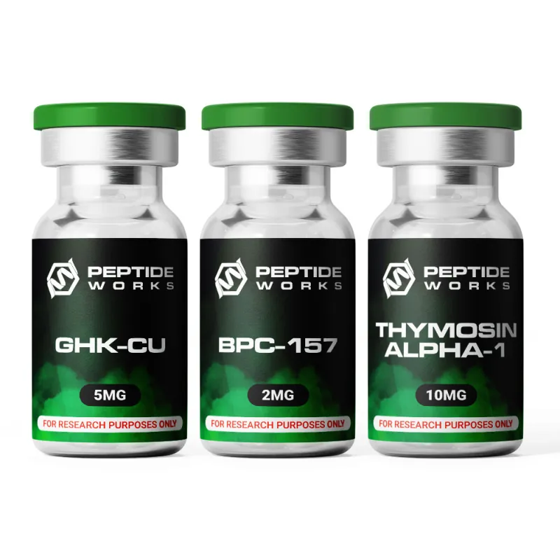 Buy BPC-157 GHK-Cu Thymosin Alpha-1 Peptide Stack